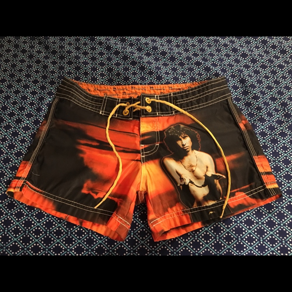 Dragon Fly Early Aughts Doors Board Shorts Sz 9